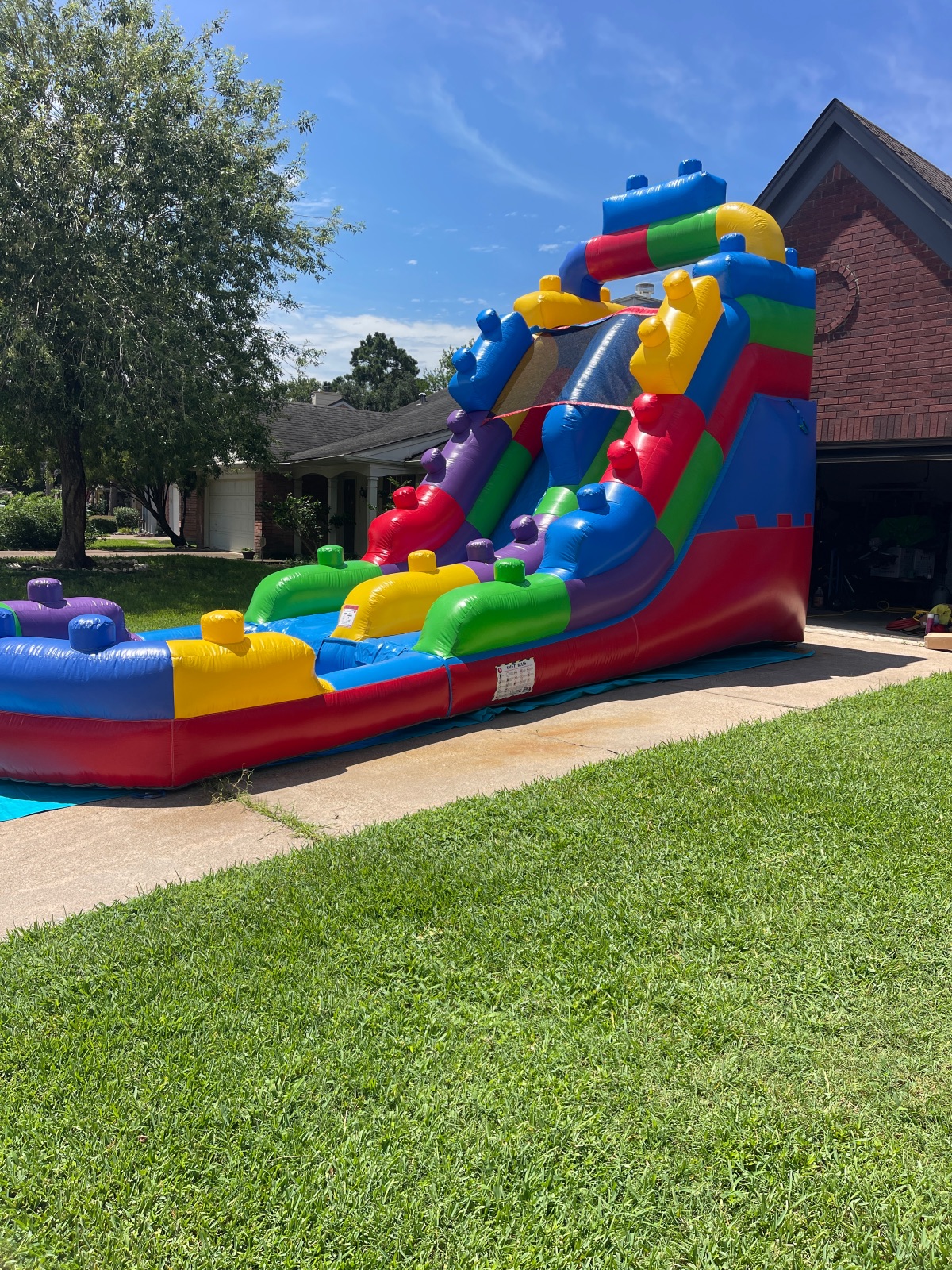 16Ft Single Lane Block Party Water Slide — photo 1 of 5