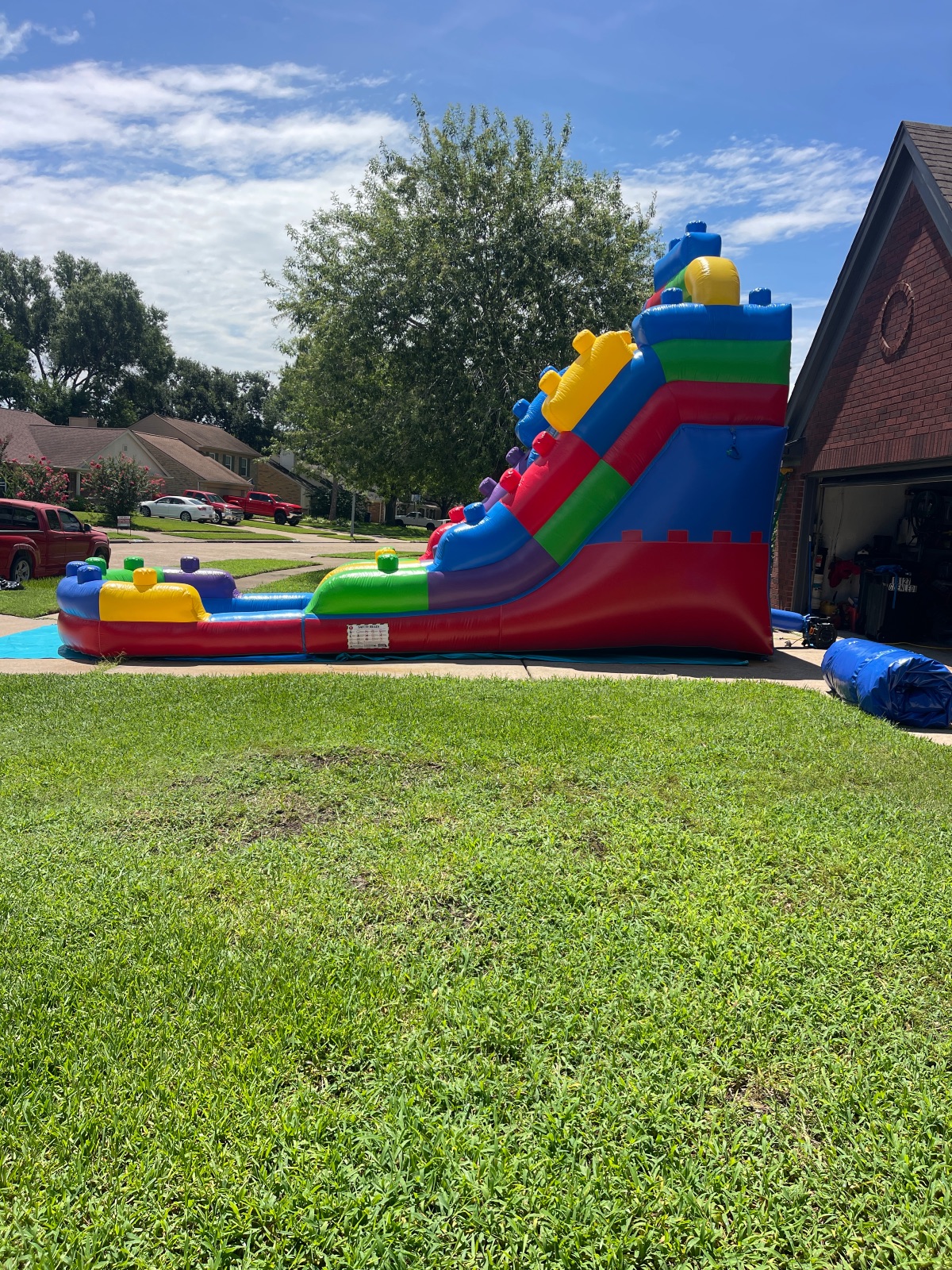 16Ft Single Lane Block Party Water Slide — photo 4 of 5