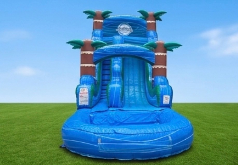 Blue Hurricane 20ft Single Lane Water Slide — photo 1 of 1